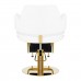 Hairdressing Chair GABBIANO LINZ NQ GOLD white